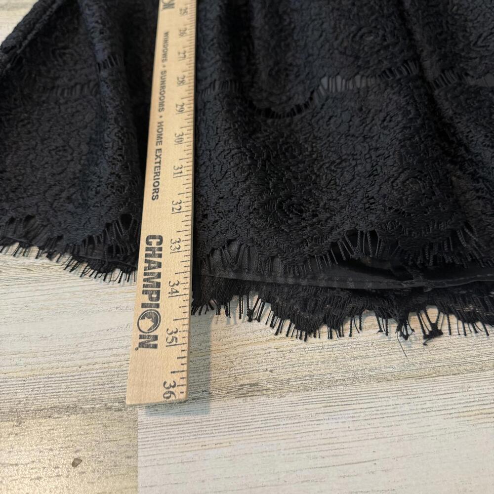 *Altar'd State Chic Black Lace Dress Keyhole Womens Size Large Chic Feminine - Picture 9 of 13